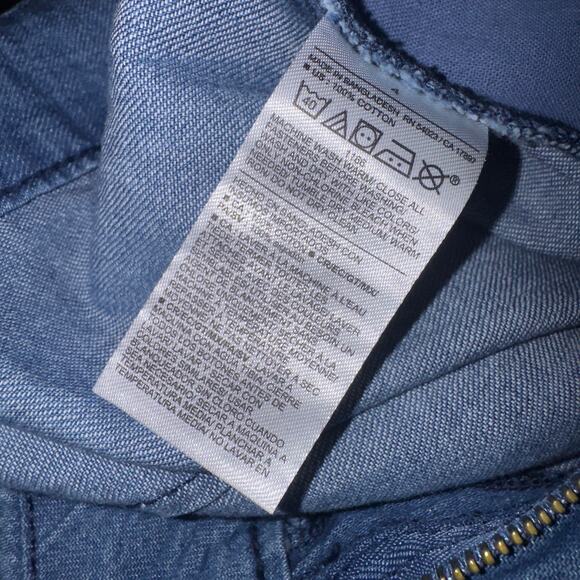 Old navy blue Extra High-Waisted Super Wide-Leg Trouser Pants women’s size 4 - Picture 7 of 7